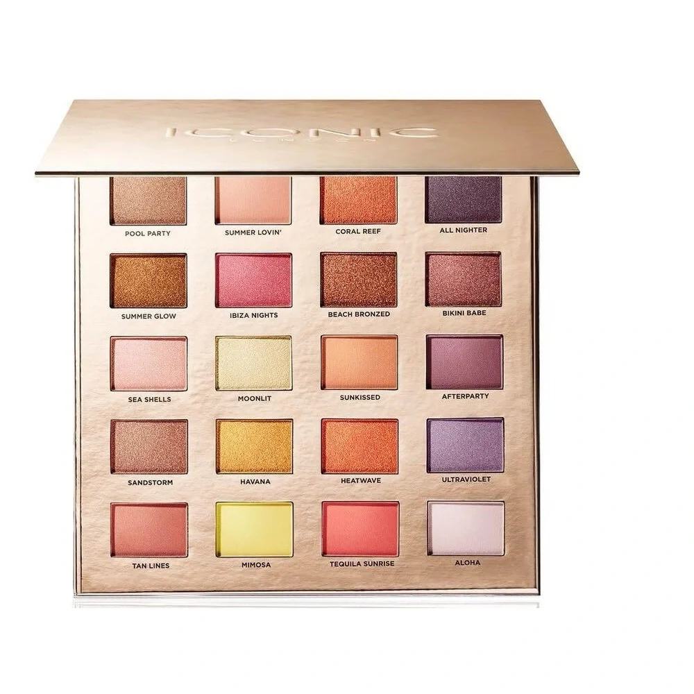 NIB Iconic London Sunset to Sunrise Eyeshadow Palette 20 Shades Makeup Favorite